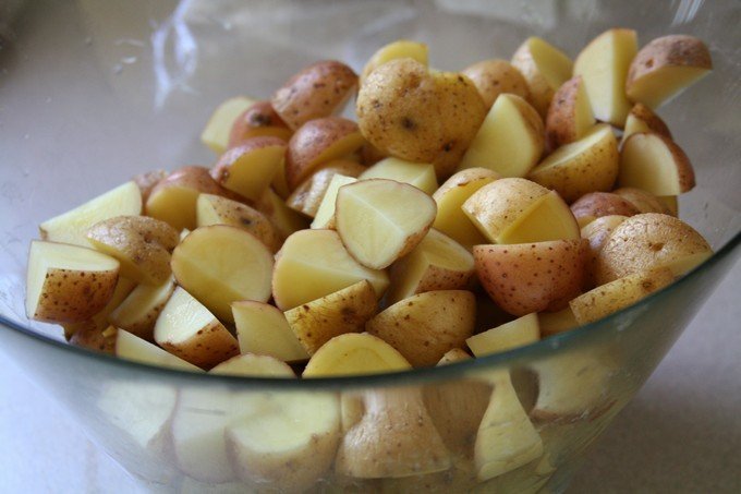 salade de patate et betterave haitienne - patate grelot